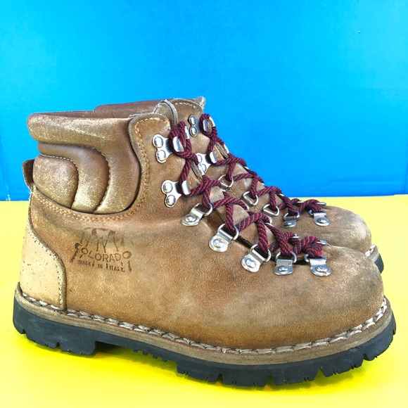 Colorado Shoes Vintage Colorado Suede Hiking Boots Sz 45 Made In